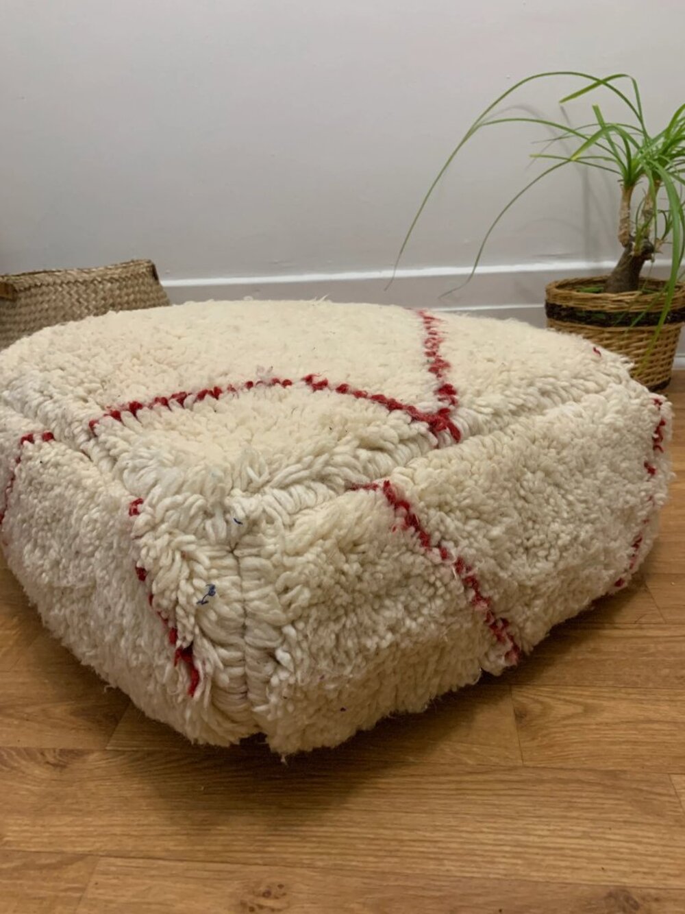 NEW Handmade Ottoman, Moroccan poufs, wool